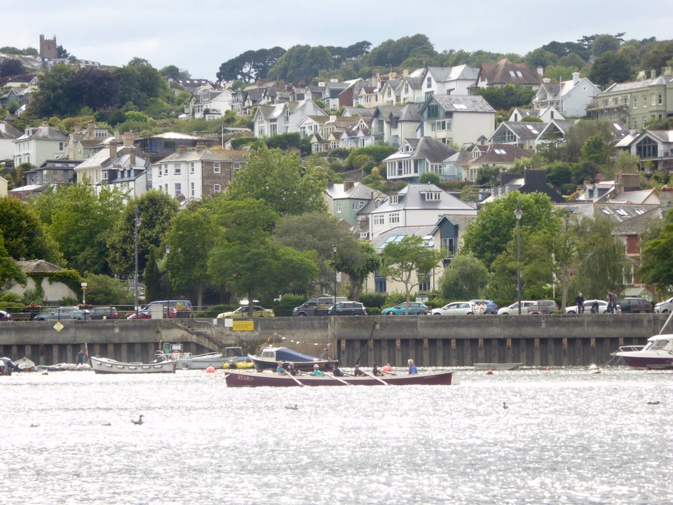 United Kingdom - Dartmouth - Of course there were also rowers out training.