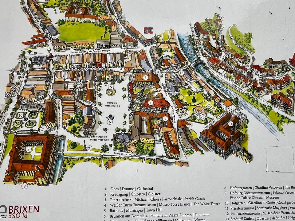 Italien - Brixen - Brixen Stadtplan