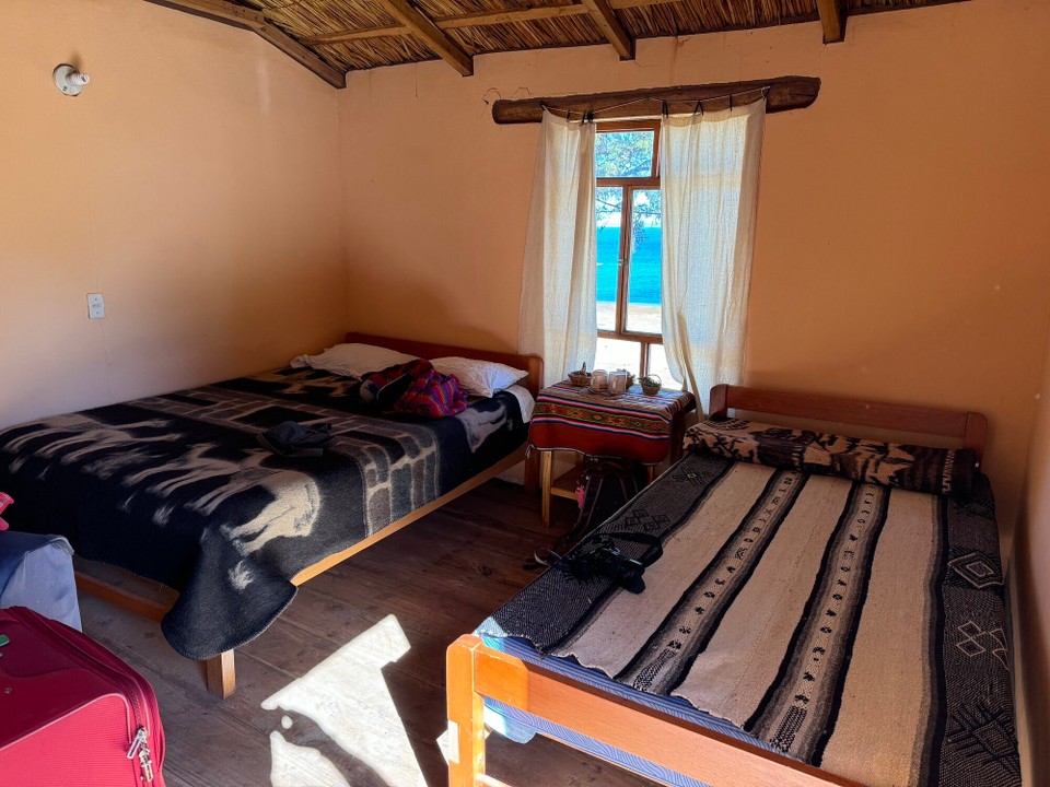 Peru -  - Unser Zimmer mit Aussicht - eigentlich ganz nett, allerdings kaltes Wasser