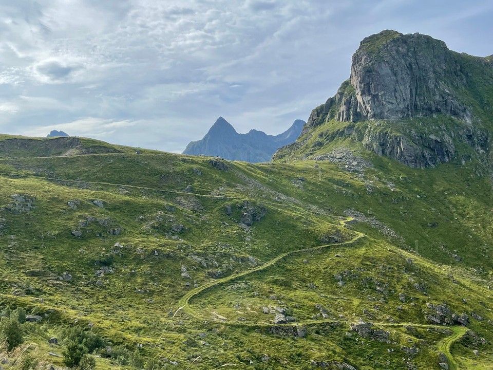 Norwegen - Napp - …nach unten