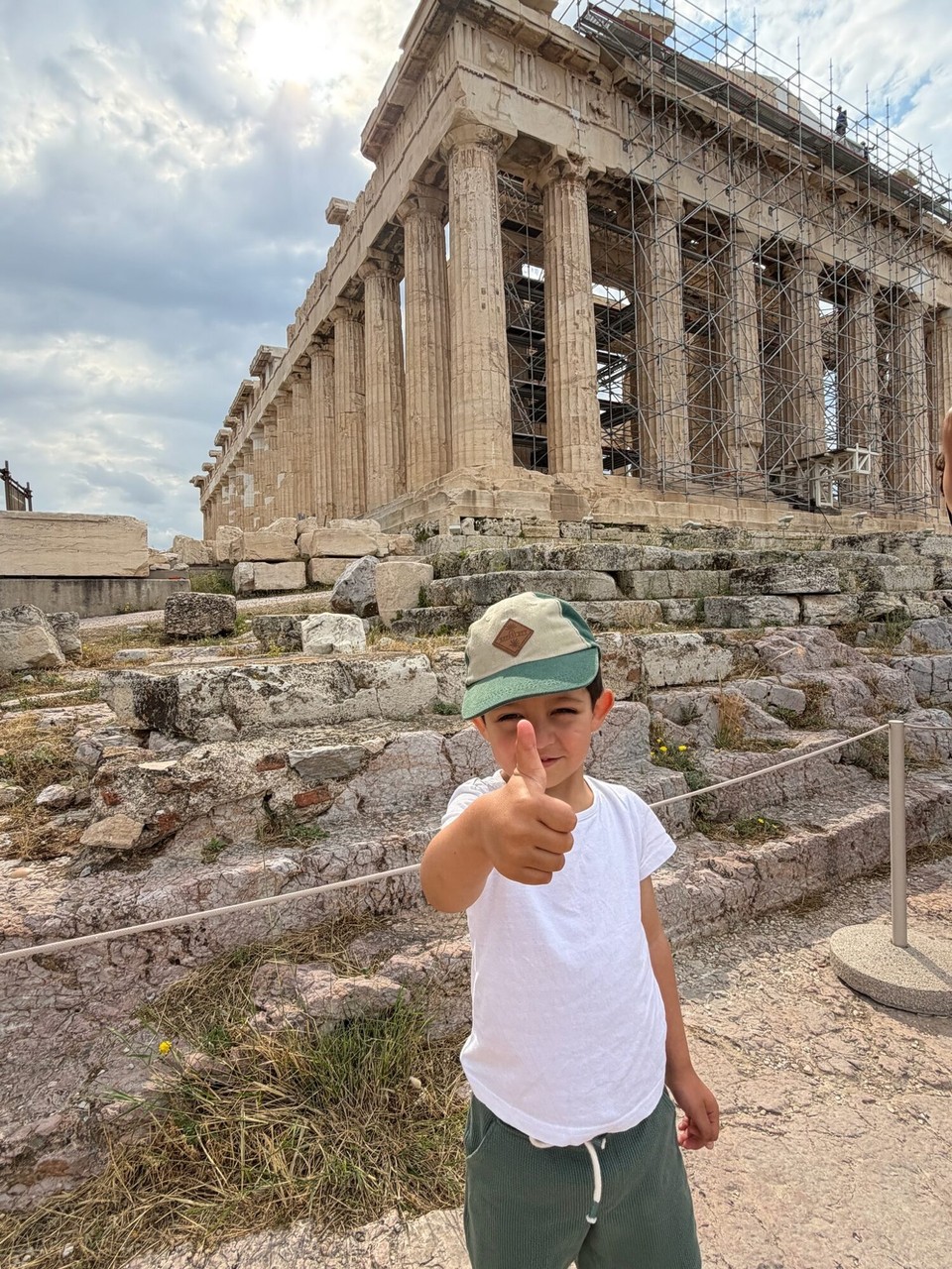 Griechenland - Athen - Auch Elias fand es richtig stark.