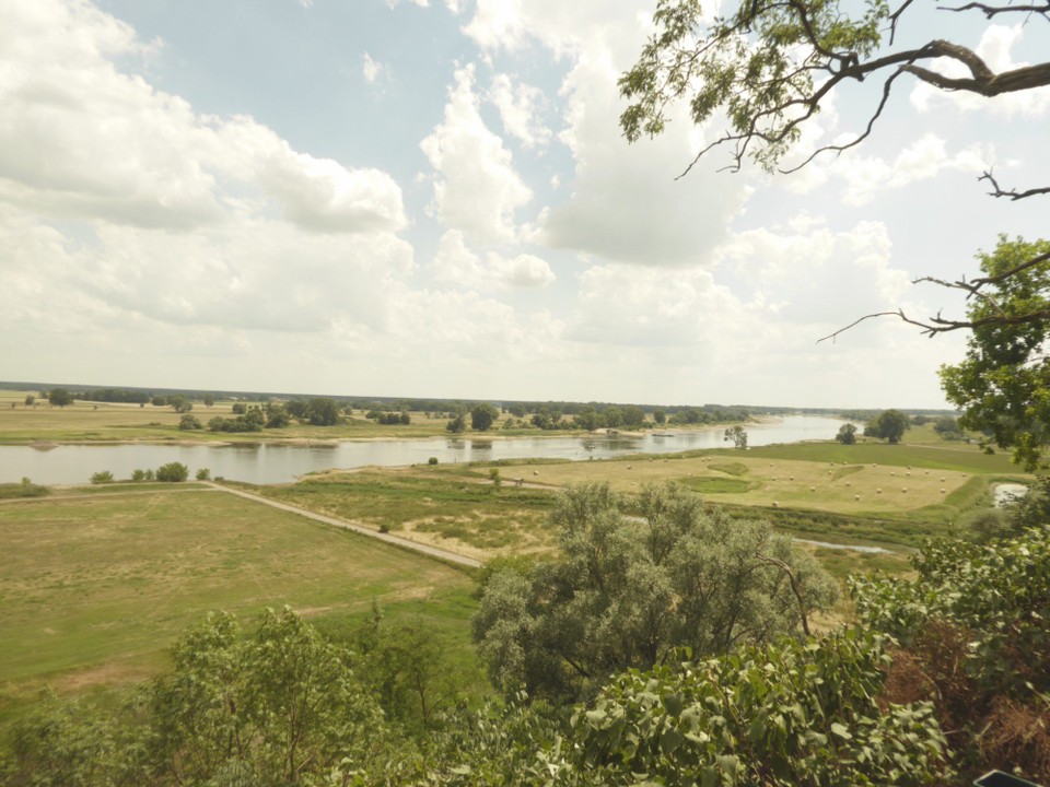 Deutschland - Tangermünde - Arneburg liegt ein Stück oberhalb der Elbe. Erstmalig hatten wir den Blick von der Höhe.