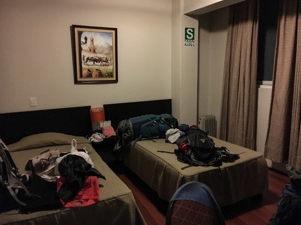Peru - Lima - die Sachen sind gepackt für die Heimreise ...