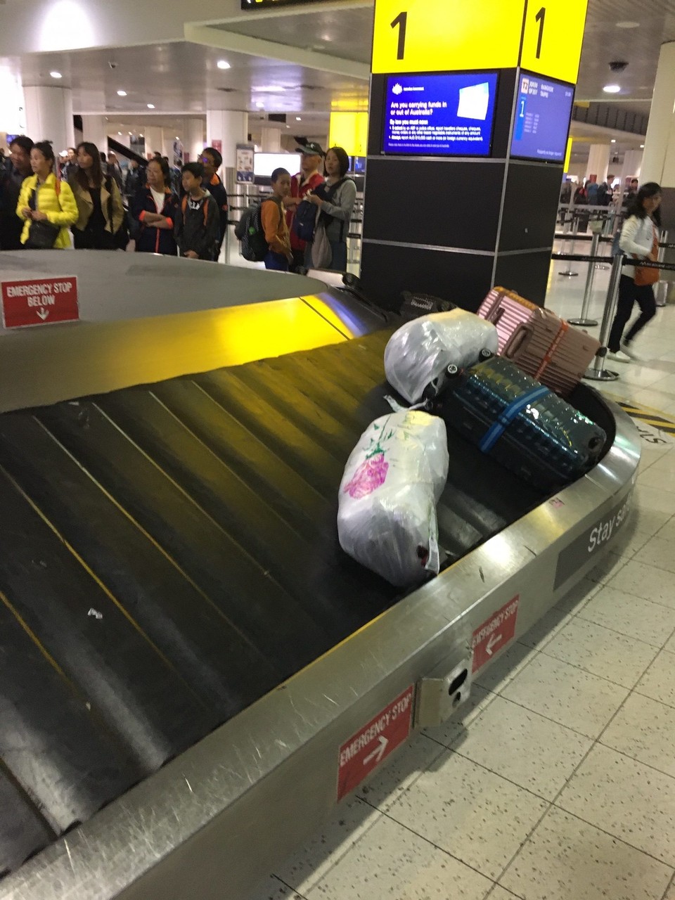 Australien - Melbourne - Unser Gepäck hat es auch geschafft! 