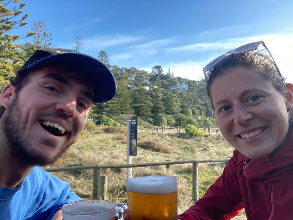 Neuseeland - Christchurch - Ein Bierchen nach der Anstrengung tut wirklich gut 🤤