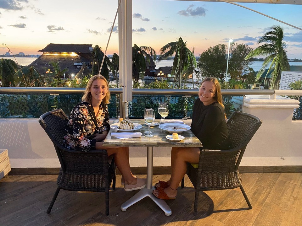 Mexiko - Cancún - Leckeres Abendessen mit Sonnenuntergang