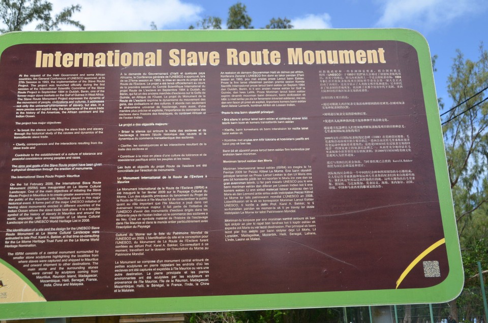 Mauritius - Port Louis - Panno Sklavemonument