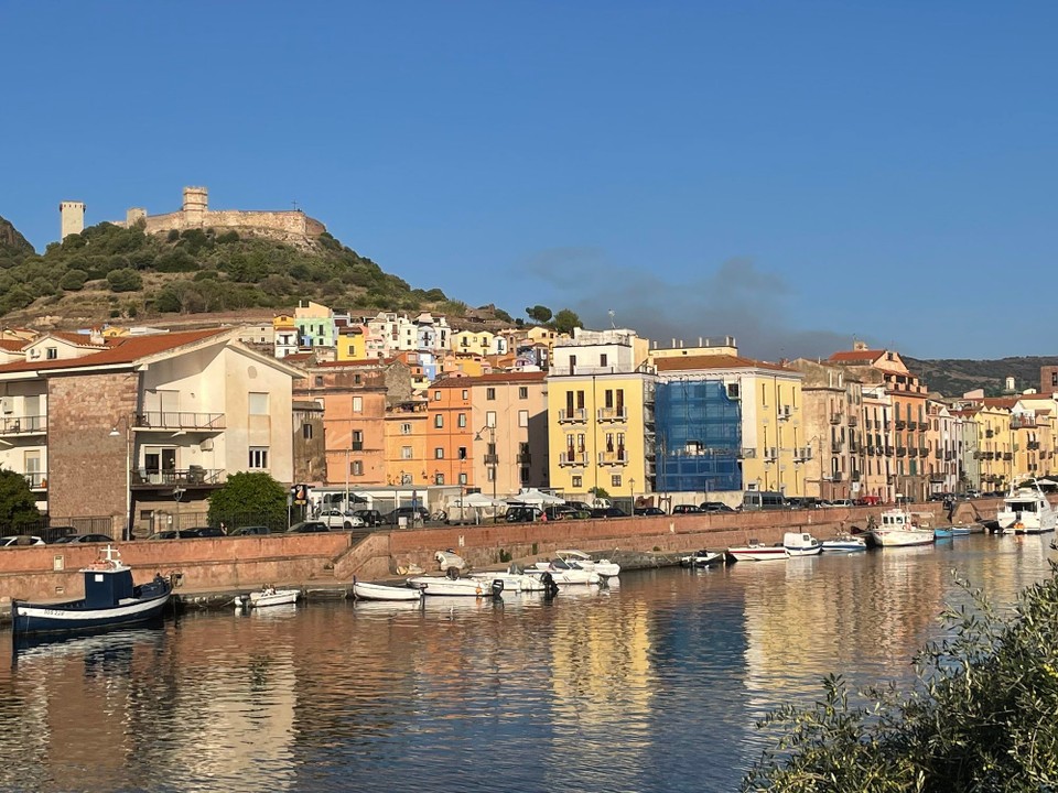 Italien - Bosa - Bosa mit Castello Malaspina