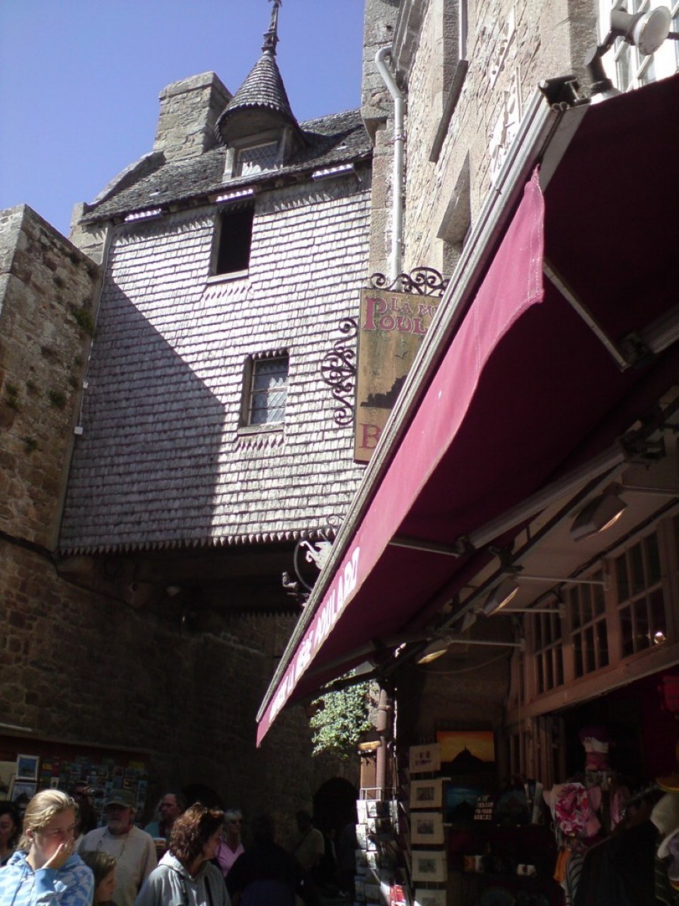 Frankreich - Mont-Saint-Michel - Am ehemaligen Falltor