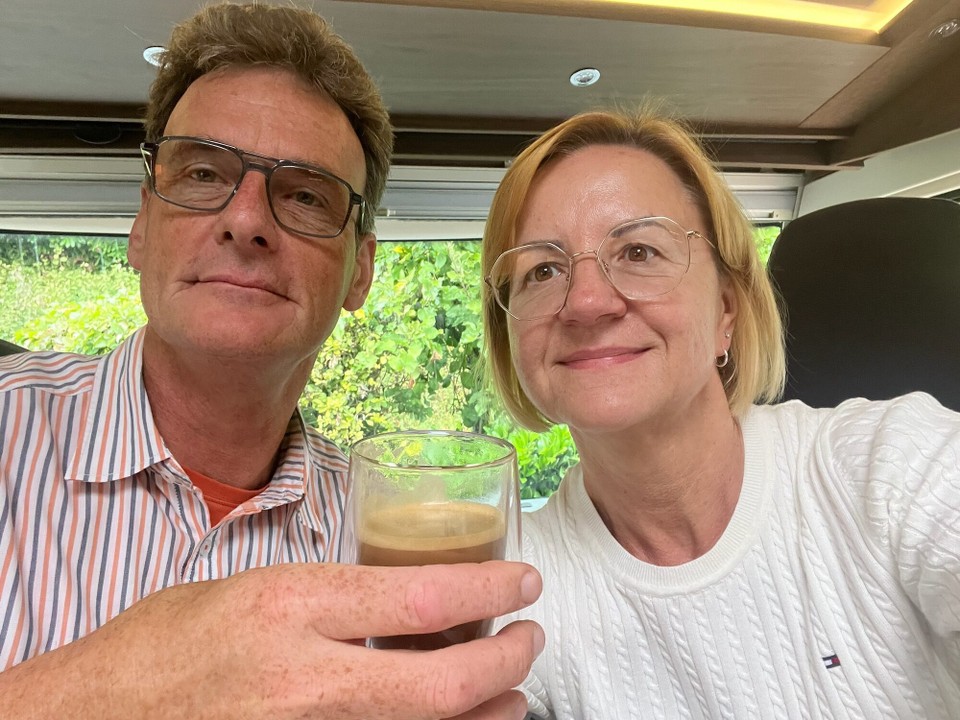 Deutschland - Wiesbaden - Die erste Fahrt hat gut geklappt - war aufregend. Ilona freut sich schon jetzt darauf, dass sie das nächste Mal fahren wird.