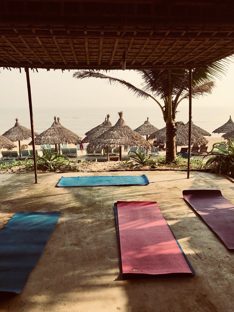 Vietnam - Hoi An - Beach yoga at 6.30am with Nomad