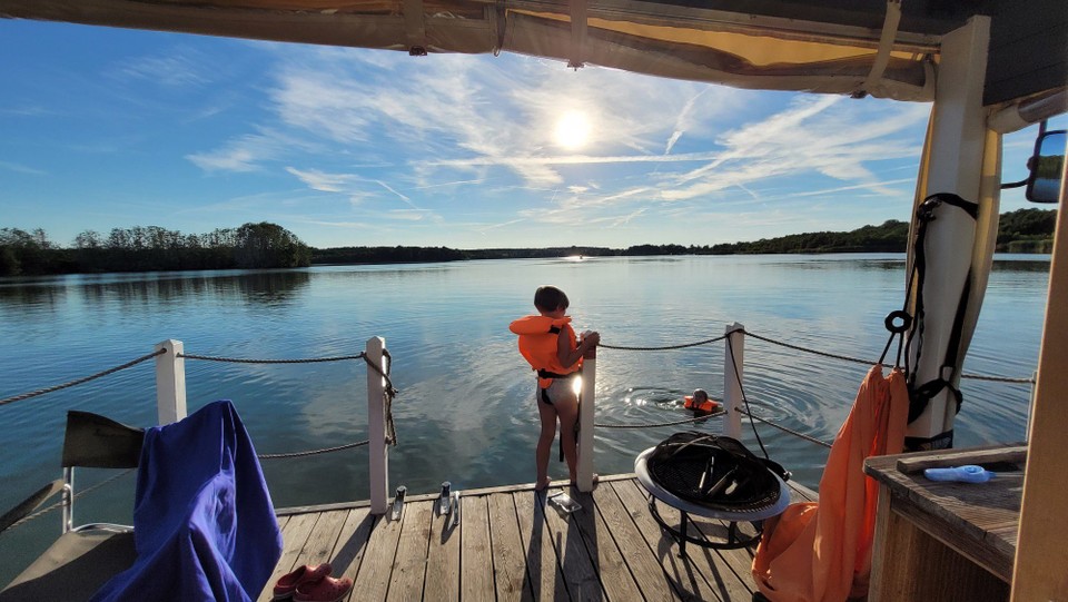 Deutschland - Heidesee - tägliche Waschung