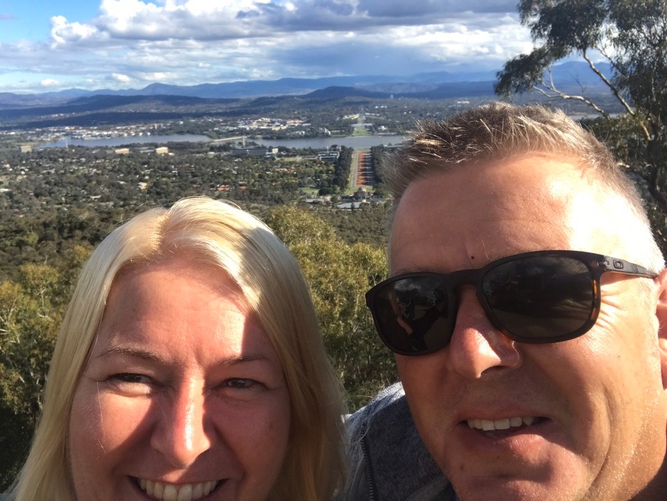 Australia - Canberra - We is back in Canberra ! Mt Ainsley lookout 