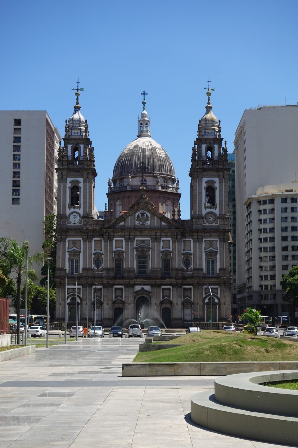 Brasilien - Rio de Janeiro - Candelaria KIirch; barock Façade