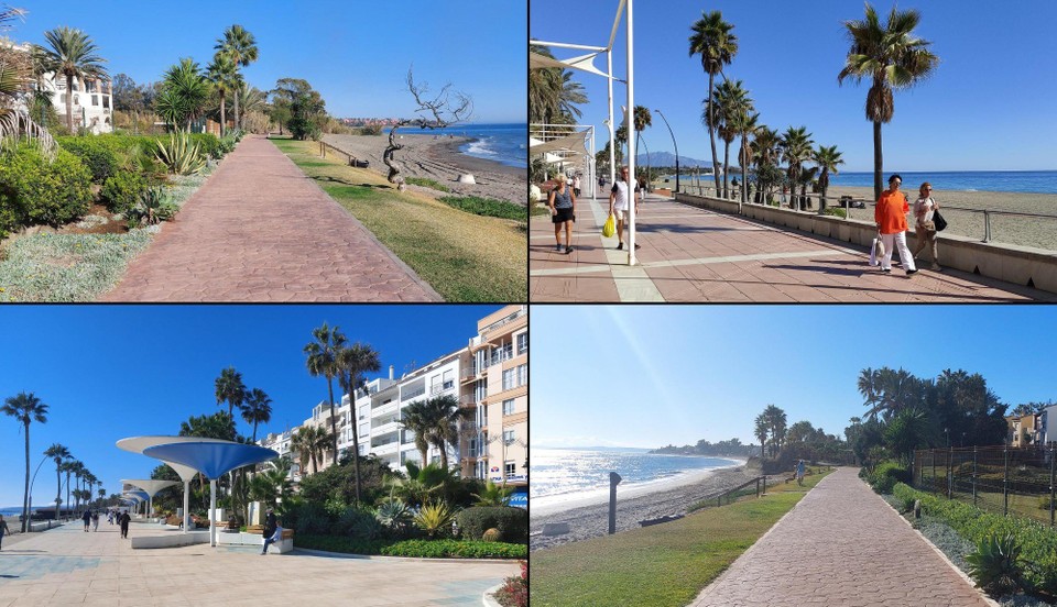Spanien - Estepona - Strandprommenade