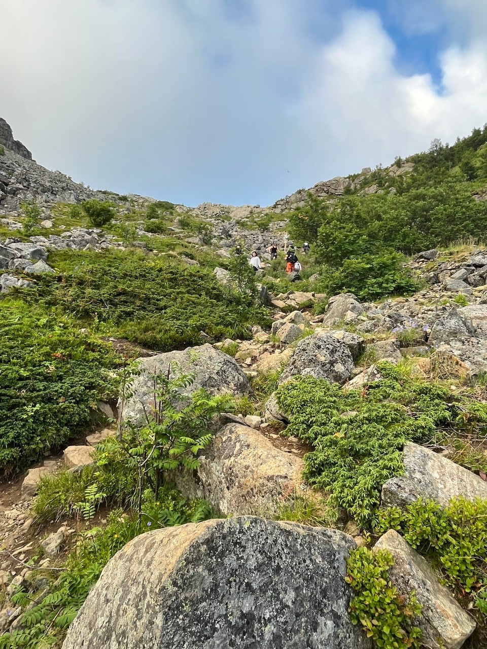 Norwegen - Henningsvær - Der „Wanderweg“ auf den Berg Heia