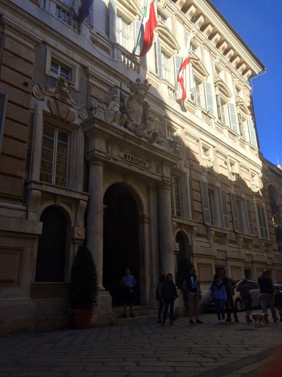  - Italy, Genoa - Portoria. Via Garibaldi. The street of the rich. 16th Century. 