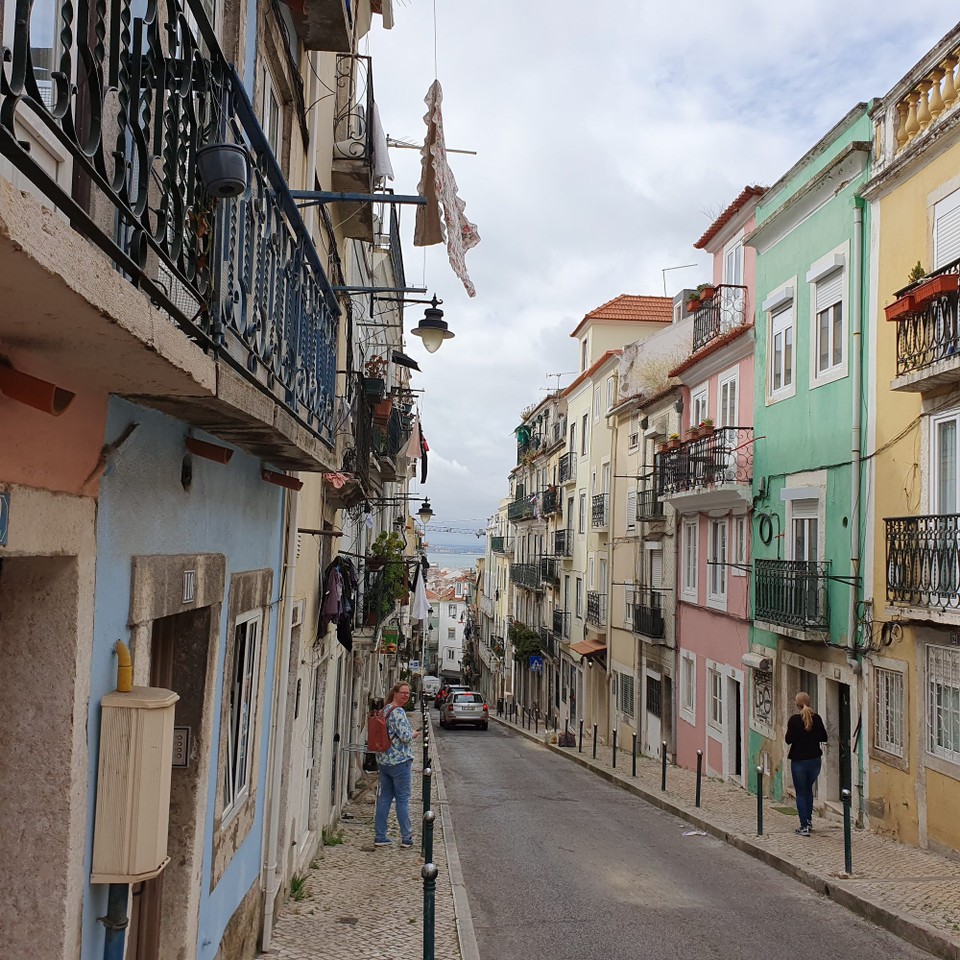 Portugal - Lissabon - Ein letztes Mal durch die bunten Gassen ziehen...