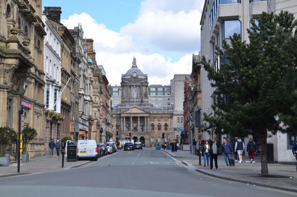 Vereinigtes Königreich - Liverpool - Castle Stree mat City Hall