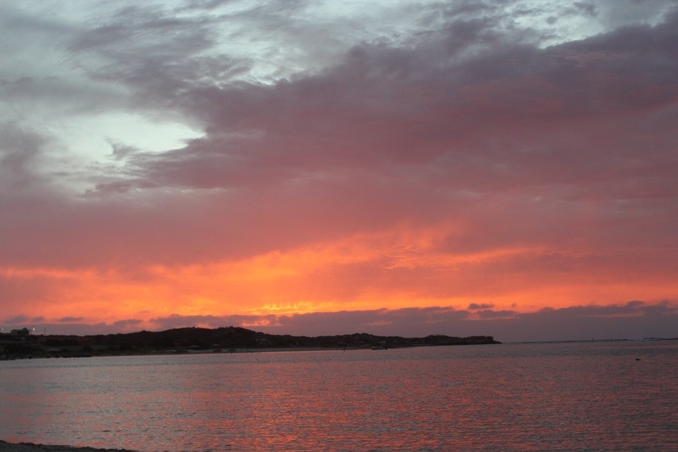 Australien -  - Am Abend erlebten wir einen wunderschönen Sonnenuntergang in Kalbarri 🌅