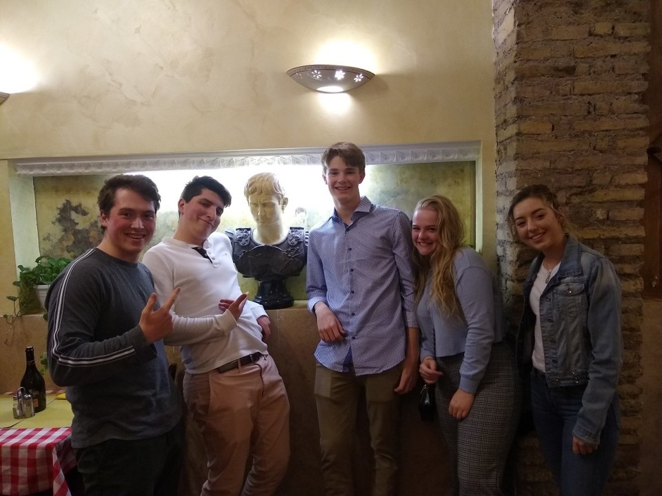 Italy - Rome - Dinner in Vatican City.