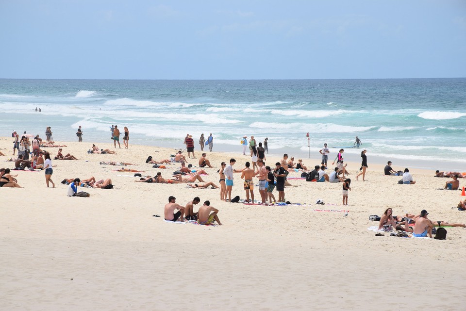 Australien - Surfers Paradise - Strandabschnitt in Surfers Paradise