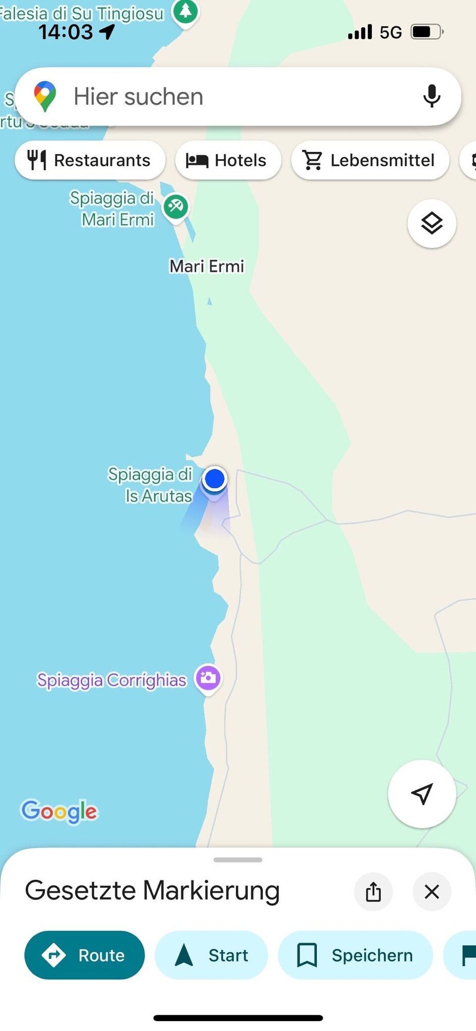 Italien - Tresnuraghes - 