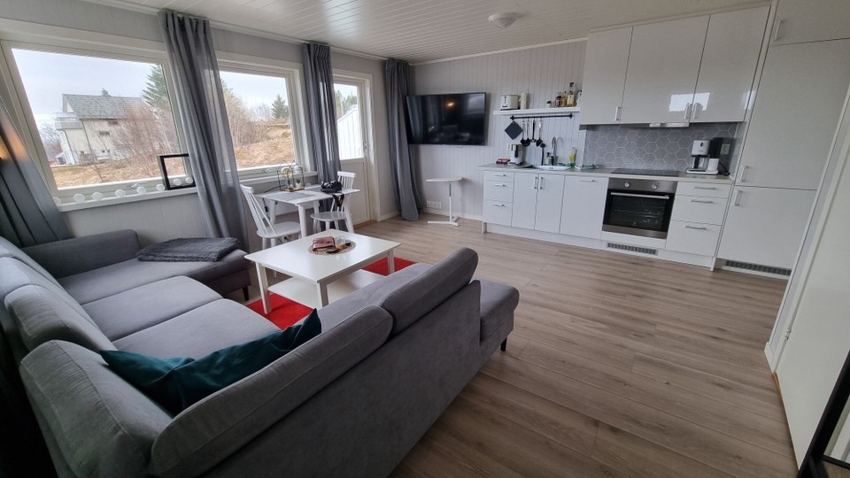 Norwegen - Sørvågen - übernachtet in einer privaten Wohnung:  "Modern & Cosy Apartments, West Lofoten"