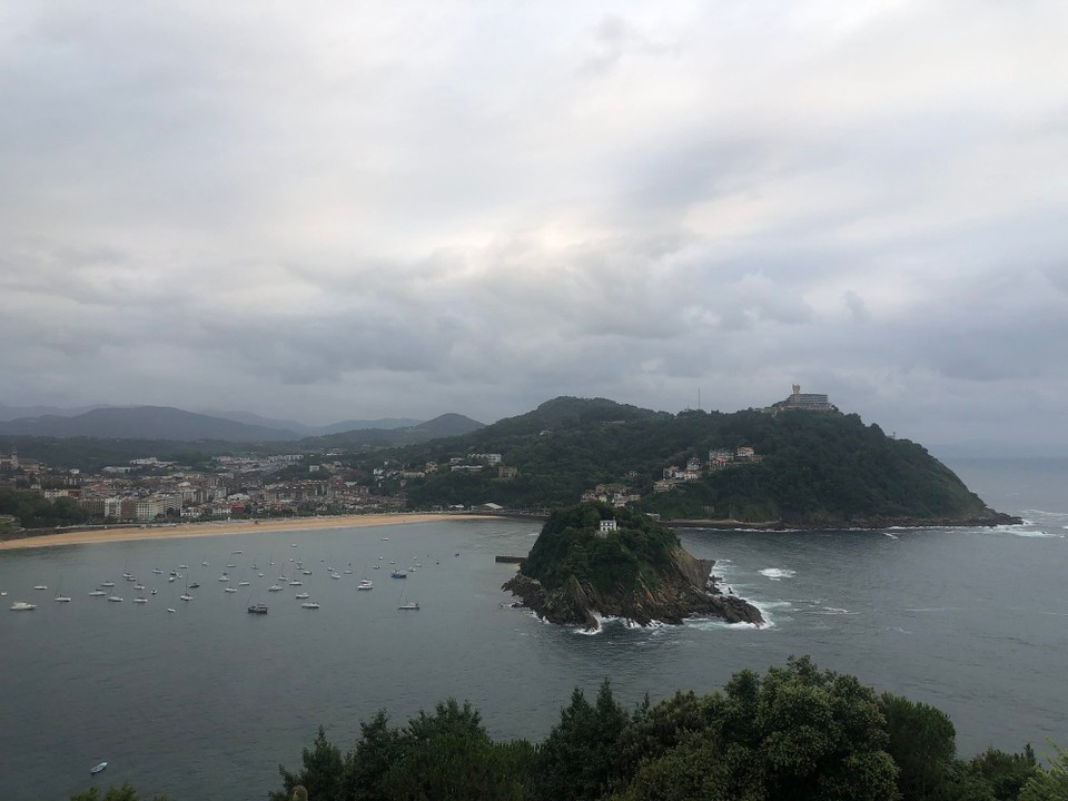 Spanien - Donostia / San Sebastián - Blick vom Monte Igueldo auf die Bucht
