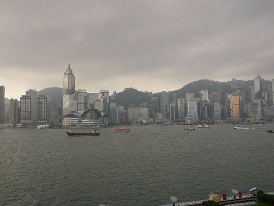 Hong Kong - Kowloon - view from the room - day