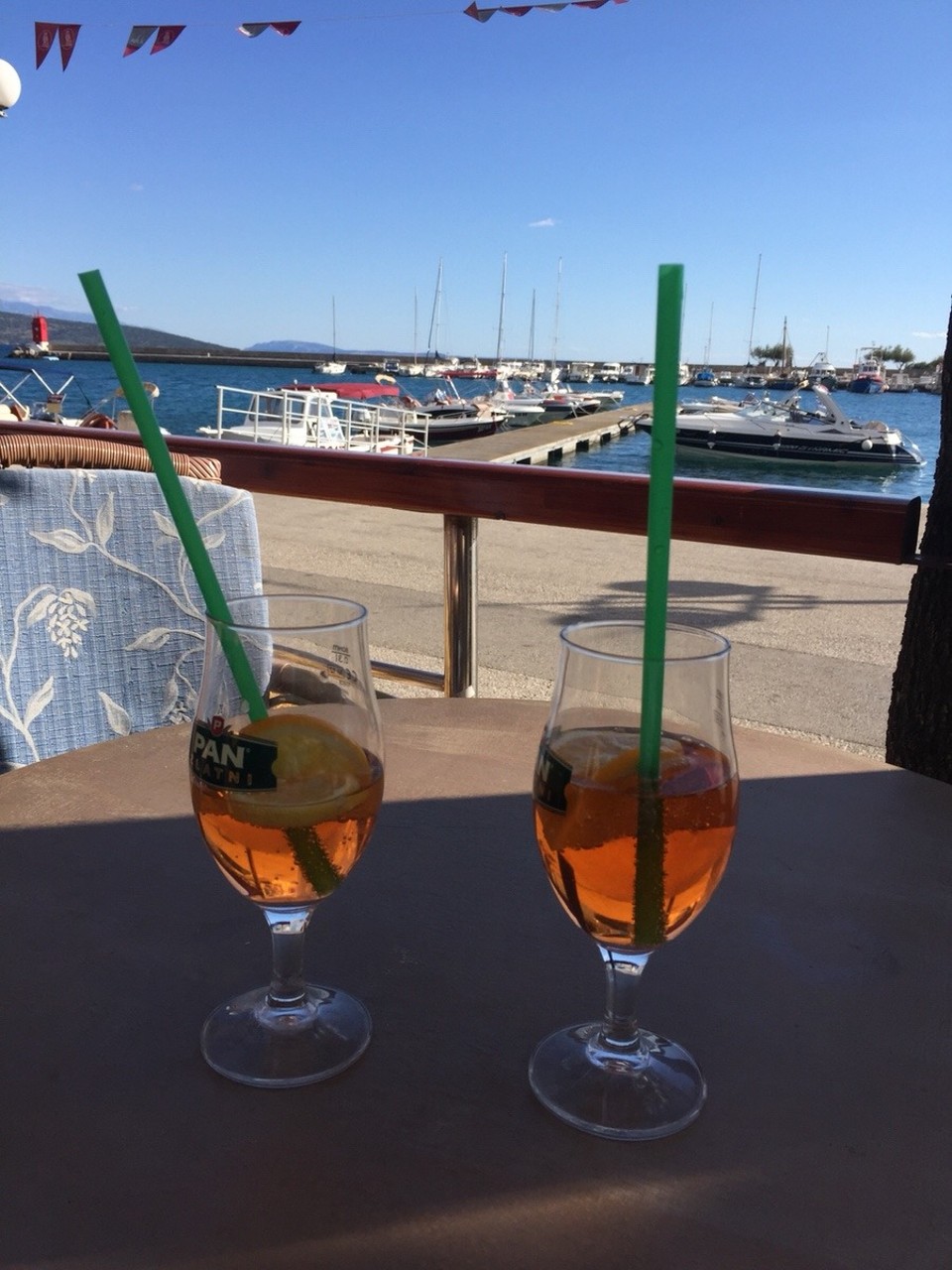 Kroatien - Krk - Relaxen am Hafen