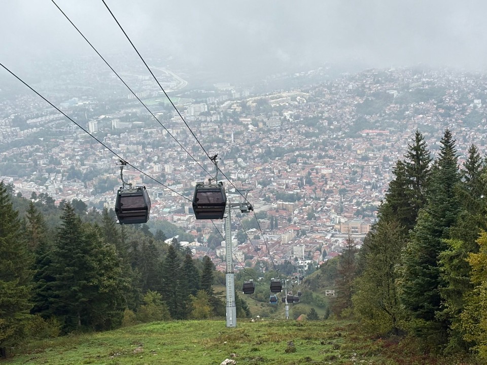 Bosnien und Herzegowina - Kakanj - von oben 