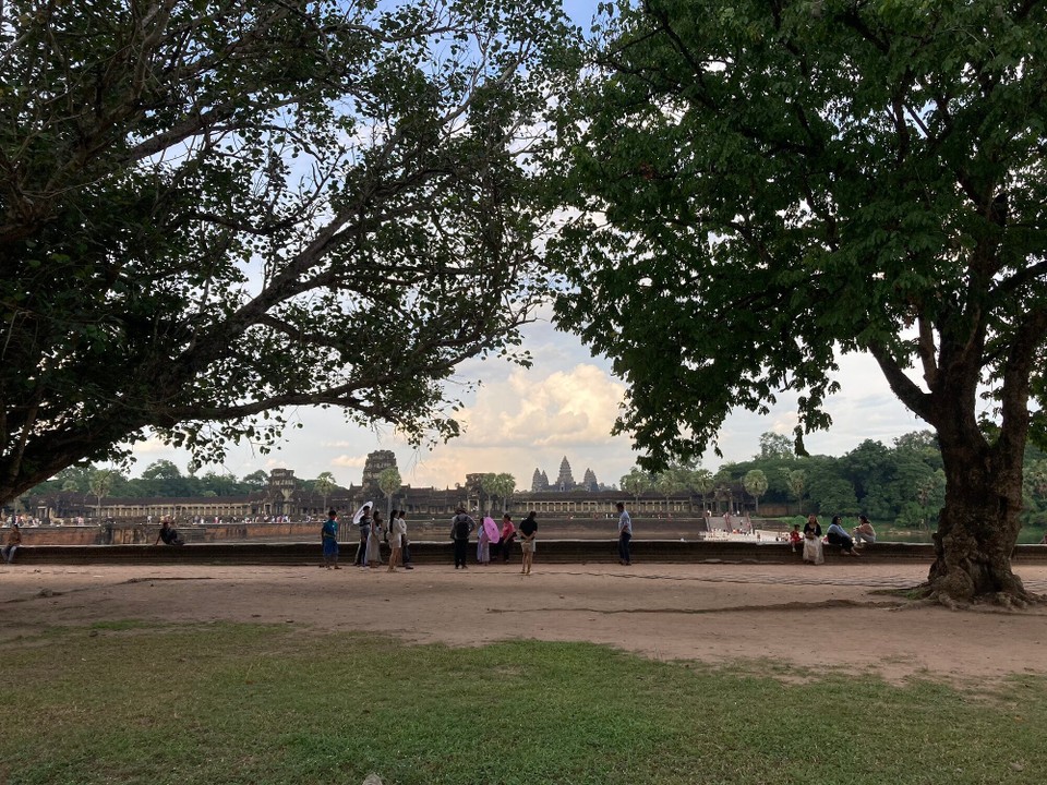 Kambodscha - Siem Reap - Erste Blicke auf Angkor Wat erhascht 😃