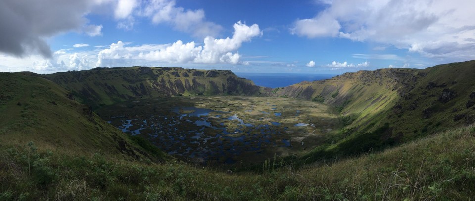 Chile - Easter Island - The interior of the volcano- absolutely amazing!