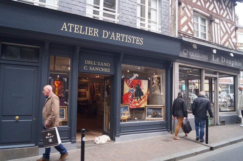 Frankreich - Honfleur - Sehr geniale Kunst.