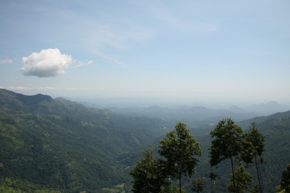 Sri Lanka - Ella - Blick vom Ella Rock