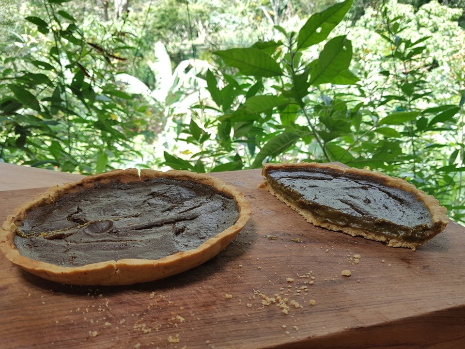 Nicaragua - Dipilto - Una torta de ajote verde