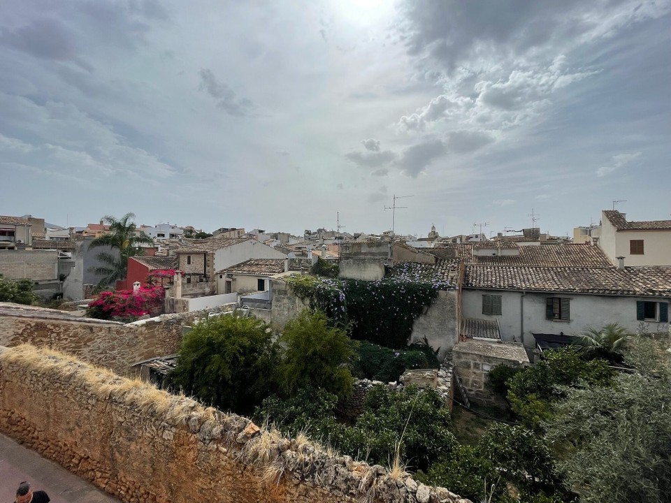 Spanien - Alcúdia - von der man auch einen schönen Blick auf die Altstadt hatte.