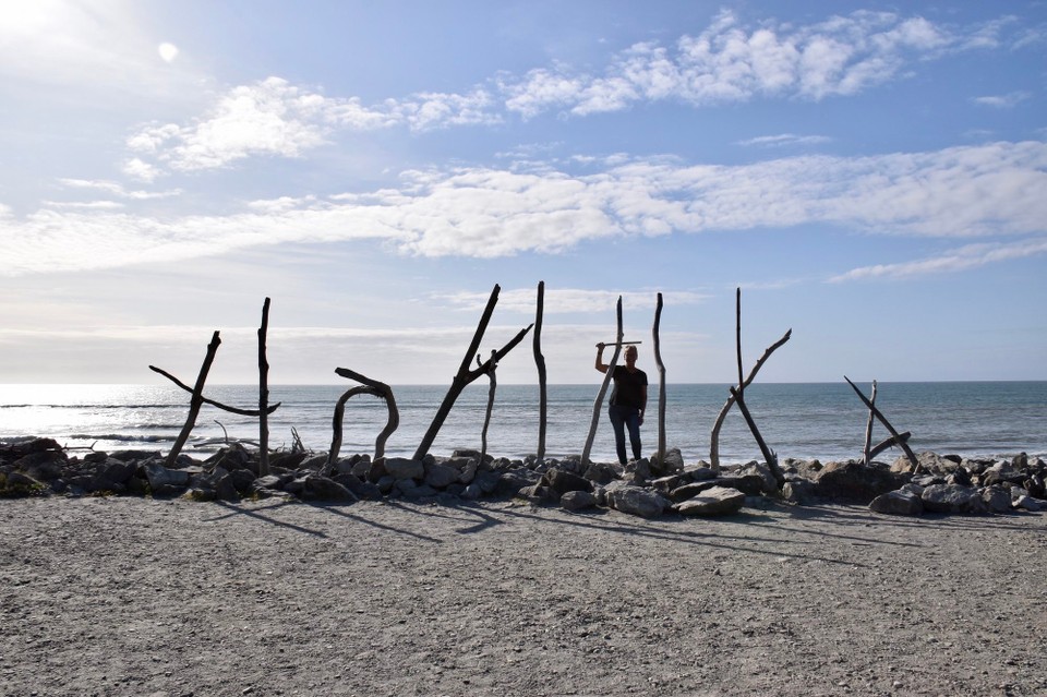 Neuseeland - Hokitika - In Hokitika angekommen liegt unser Hotel genau am Strand.