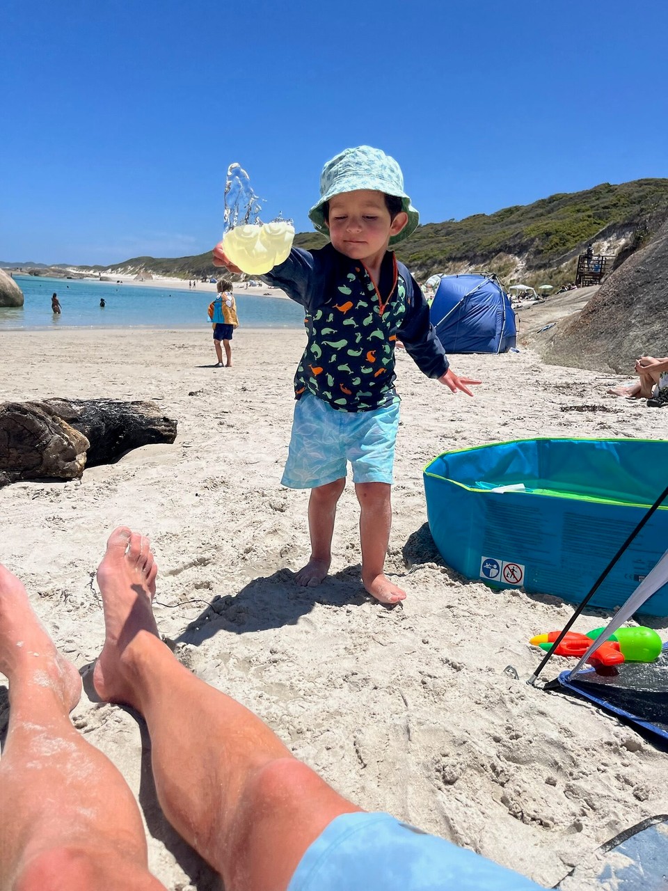 Australien - William Bay - Damit kann man Papa auch viel einfacher nass machen.