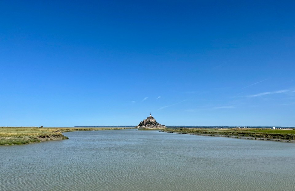 Frankreich - Saint-Malo - Mont-Saint-Michel bei Flut