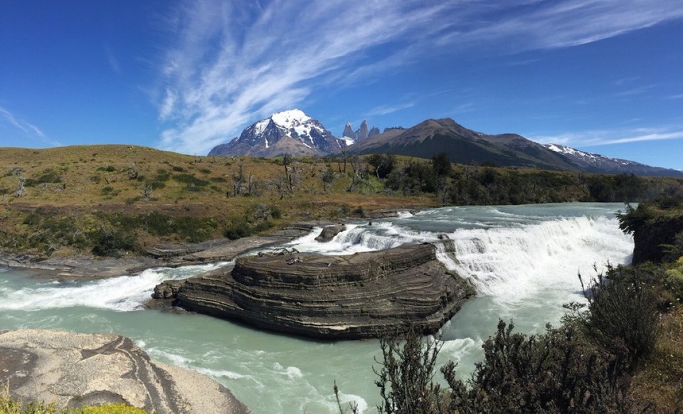 Chile - Torres del Paine - Casacada Paine