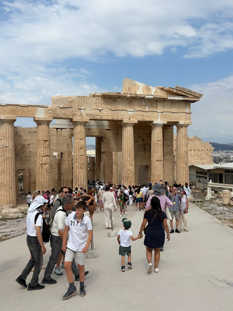 Griechenland - Athen - Zurück durch den Eingang ging es dann wieder in die Stadt.