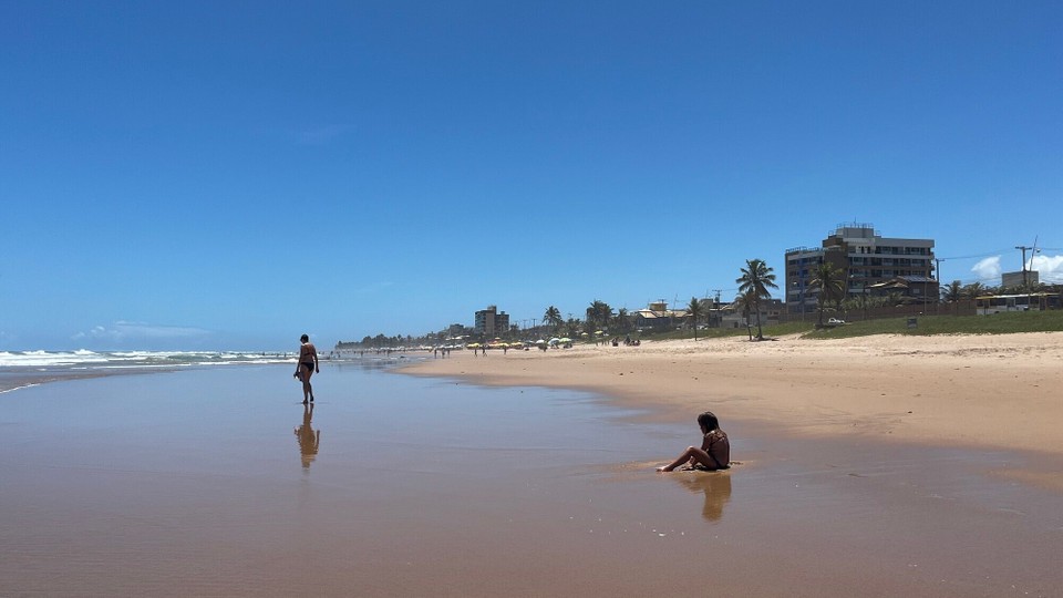 Brasilien - Salvador - Strand vor der Ebbe