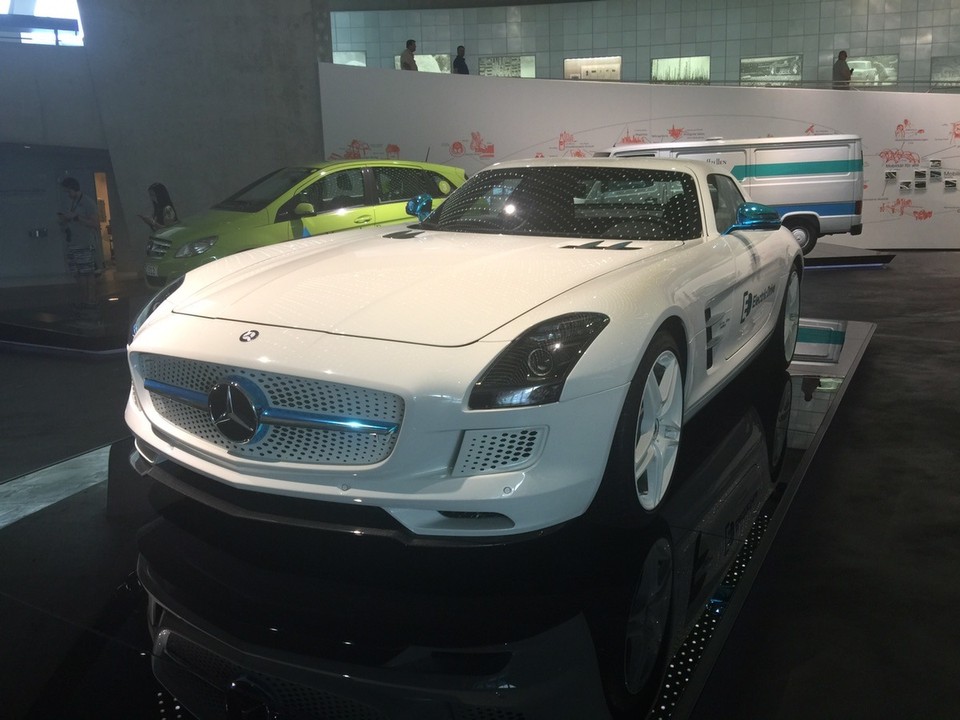 Germany - Stuttgart - Mercedes-Benz Museum, Stuttgart. Electric Car. 