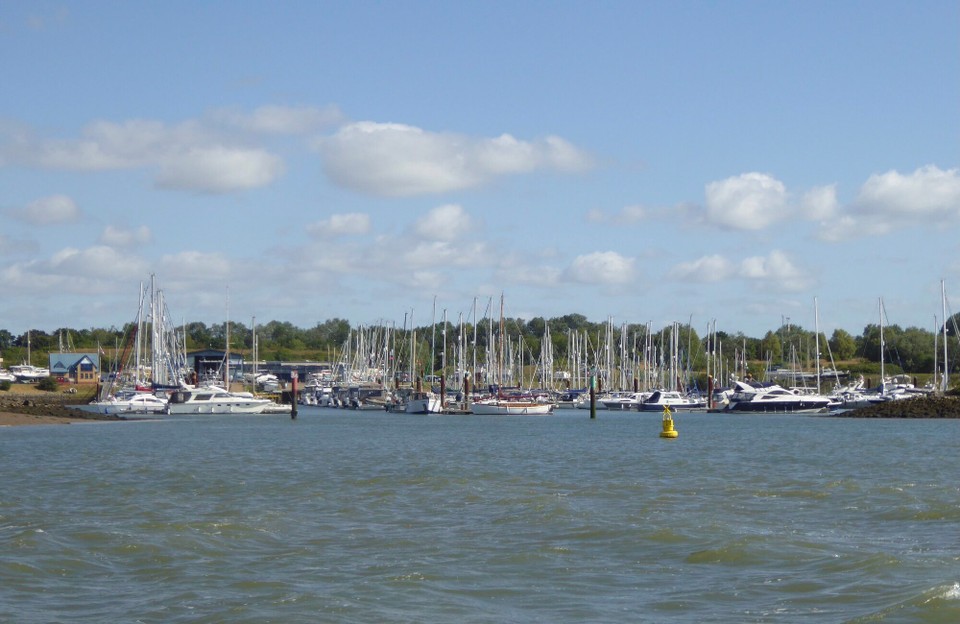 United Kingdom - Burnham-On-Crouch - Burnham on Crouch marina built in 1989.