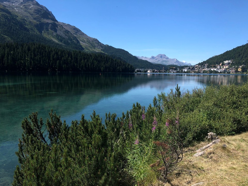 Schweiz - St. Moritz - Am St Moritzsee