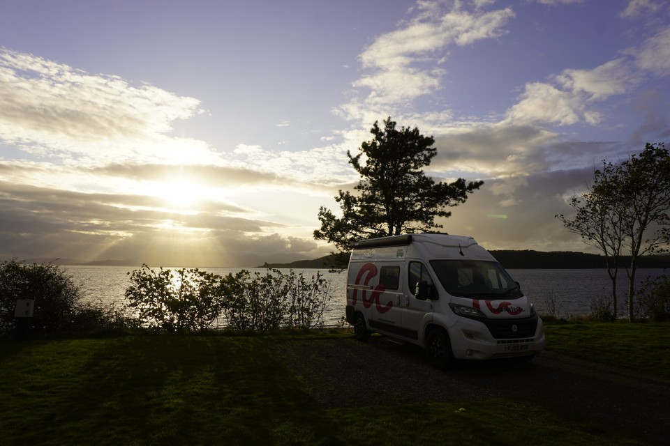 Vereinigtes Königreich - Callander - 2. letzti Nacht und 2. schönsti Camping vo üserere Reis