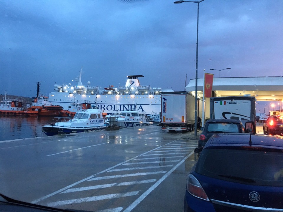 Montenegro -  - Unsere Fähre von Bar nach Bari