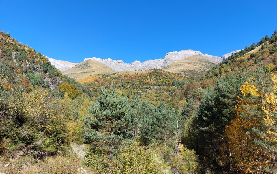 Spanien - Viu - Panorama am Ende des Sorrosal - Tals 